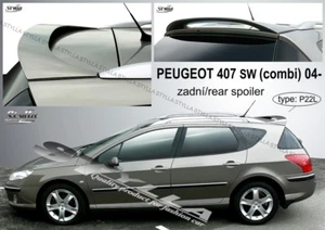 SPOILER REAR ROOF PEUGEOT 407 SW AVANT ESTATE COMBI WING ACCESSORIES - Picture 1 of 3