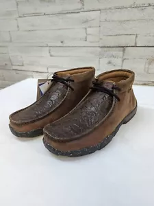 Men's Twisted X Chocolate Chukka Driving Moc MDM0090 - Picture 1 of 11