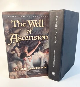 Mistborn Saga The Well of Ascension #2 1st Edition 1st Print HC Ex-Lib Damaged - Picture 1 of 24