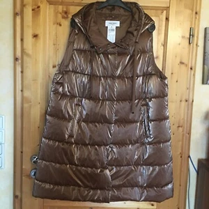 Neu Gerry Weber Steppjacke Steppweste lang ärmellos Goldbraun Gr.48 Top - Bild 1 von 18