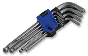 HEX KEY SET BALL ENDED 9 PIECE IMPERIAL - D00595 - Picture 1 of 1