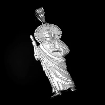 Sterling Silver Saint Jude Large DC Pendant - Image 1 of 4