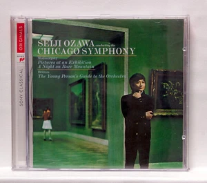 SEIJI OZAWA — MUSSORGSKY Pictures at an exhibition SONY CD NM - Picture 1 of 2