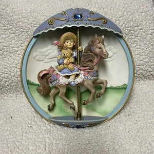 The Bradford Exchange 1994 Carousel Daydreams "When I Grow Up" Spielteller - Bild 1 von 6
