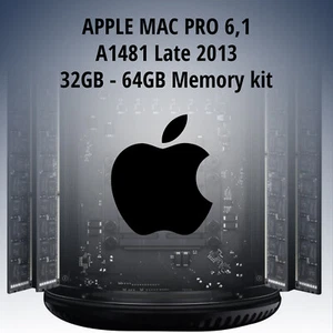 32GB 64GB kit for Apple Mac Pro 6,1 A1481 Late 2013 Memory RAM Kit - Picture 1 of 1