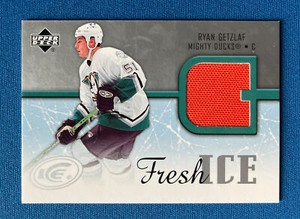 Ryan Getzlaf 2005/06 Upper Deck Ice ‘Fresh Ice’ Rookie Jersey Ducks