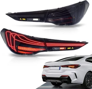 2*Getönt-LED-CSL-Style-Rücklichter für 2020-2024 BMW 4 Serie G22 G23 G26 E-Mark - Bild 1 von 14