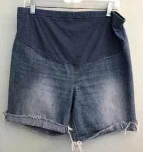 Announcements Umstandsmode Gr. S (4/6) Distressed Denim Shorts mittlere Waschung bequem - Bild 1 von 8