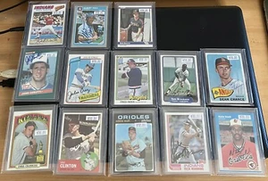 Lot of 13 Baseball Historic Autograph Authentic Hand Signed Vintage Cards w/ COA - Picture 1 of 4