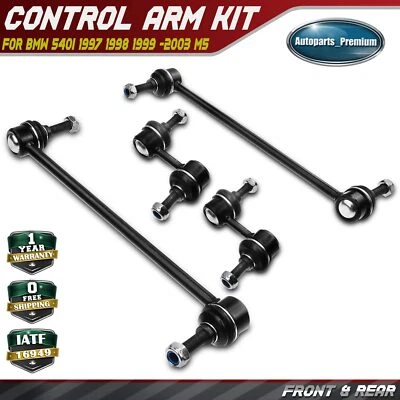4 передних и задних звена стабилизатора стабилизатора стабилизатора подвески для BMW 540i 1997-2003 M5 2000-2003 - Изображение 1 из 4