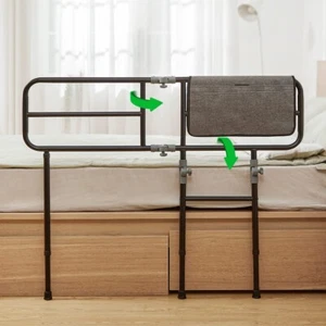 GreenChief Folding Bed Assist Rail for Elderly Adults Fall Prevention Bed Cane - Picture 1 of 8