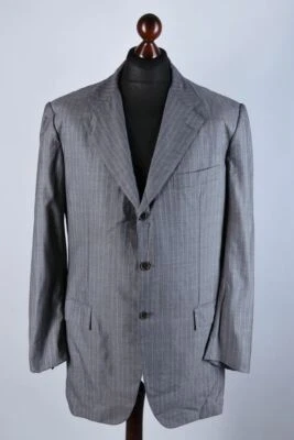 Kiton Italy Classic Wool Blazer Jacket Size L / UK44 / EU54 / IT54 - Image 1 of 4