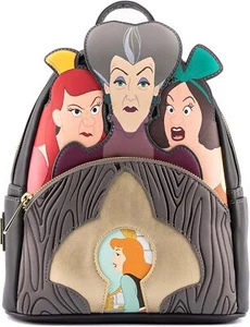 Loungefly DISNEY CINDERELLA STEP SISTERS Mini Backpack Villians New COSPLAY - Picture 1 of 5
