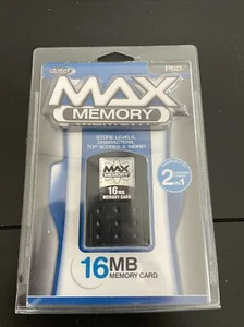 2006 Datel Max Memory Card 16MB for Sony Playstation 2 New Sealed B5 - Picture 1 of 2