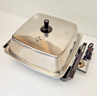 Sartén Eléctrica Toastmaster De Colección Acero Inoxidable Modelo 807 Funciona Foto 1 de 4