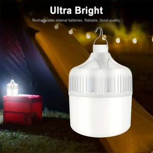 USB LED Campinglampe tragbar Zeltlicht Notfall Taschenlampe Aufladbar Outdoor - Bild 1 von 7