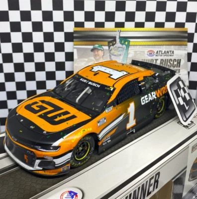 Llave de cambios NASCAR Diecast 2021 Kurt Busch Atlanta Win Chevrolet Camaro ZL1 1/24 Foto 1 de 4