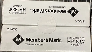 MEMBERS MARK HP 83A TONERKARTUSCHEN 2ER-PACK, SCHWARZ (CF283A) - Bild 1 von 5