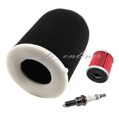 Air Filter Tune Up Kit For 2004-2023 Yamaha YFZ450 YFZ450R YFZ450X Spark Plug - Image 1 of 4