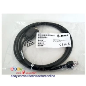 Zebra CBA-R08-S07ZBR 7 Fuß DB-9 RJ-45 RS232 Nixdorf 5 V Datenübertragungskabel Kabel - Bild 1 von 6