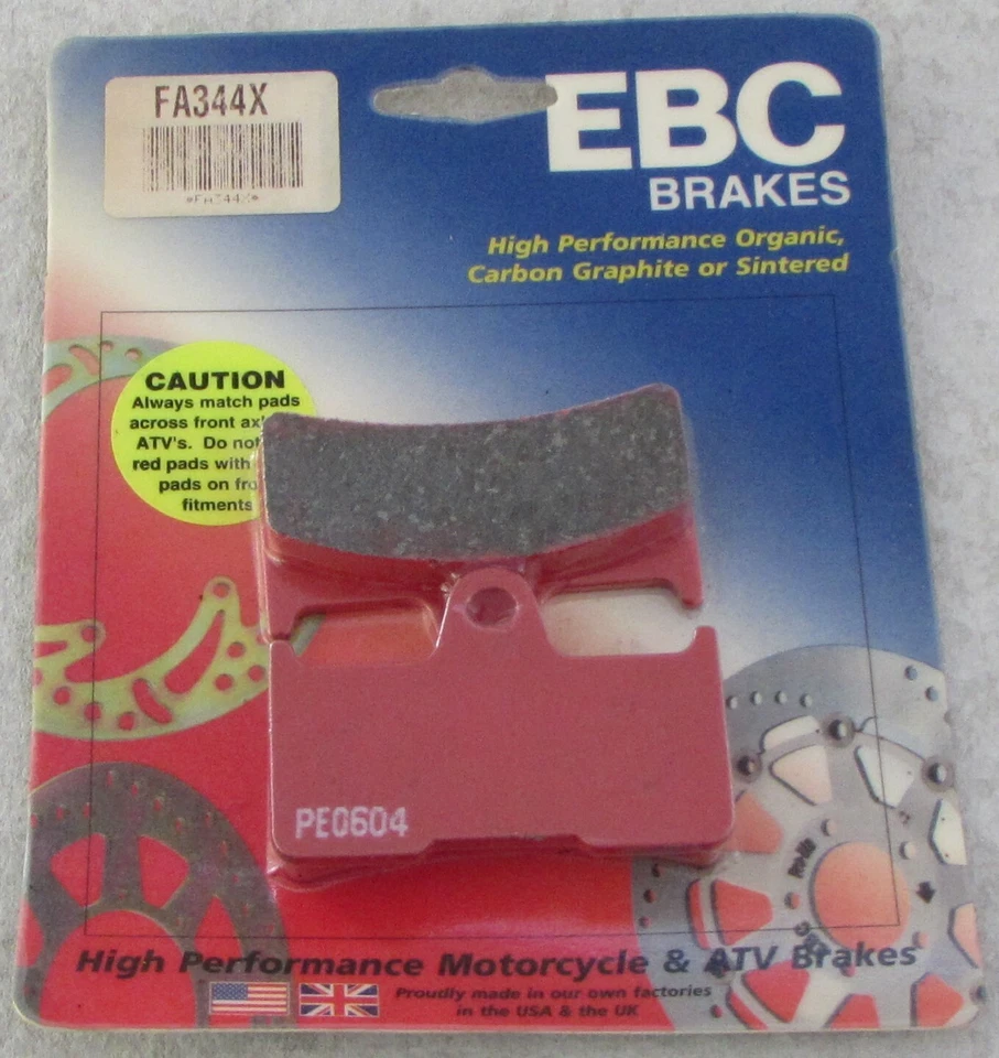 FA344X EBC Brake Pads for Yamaha YFM660F Grizzly 2002-2008 - Изображение 1 из 1