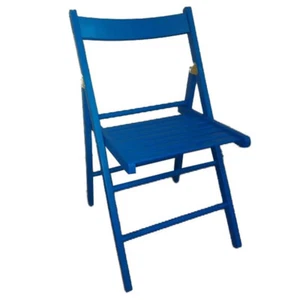 sedia pieghevole blu - Foto 1 di 1