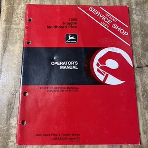 John Deere Manual 1000 Integral Moldboard Plow OM-A48297 21JS-1506-M10 - Picture 1 of 1