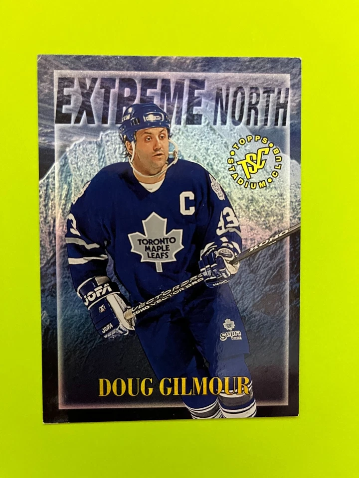 1995-96 Stadium Club Extreme North Insert #8 Doug Gilmour Toronto Maple Leafs - Image 1 of 2