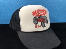Ford 8N Tractor Hat Cap Snapback Farm 8 N Series Adjustable Farming Farmer Red