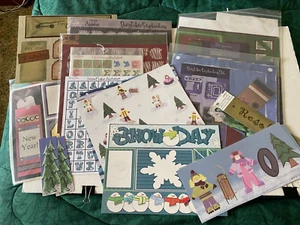 VTG StoryTellers Scrapbooking Club Winter Bundle Papers, Alphabets, Ephemera - Picture 1 of 3