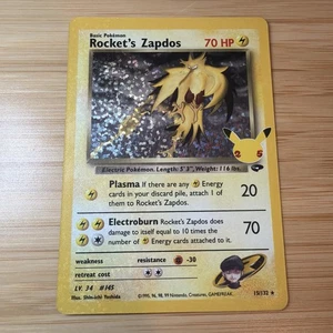 Rocket's Zapdos 15/132 Celebrations: Classic Collection Holo - Picture 1 of 4