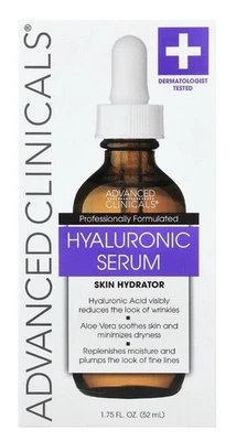 Advanced Clinicals, Hyaluronic Serum, Instant Skin Hydrator, 1.75 fl oz (52 ml) - Image 1 of 4