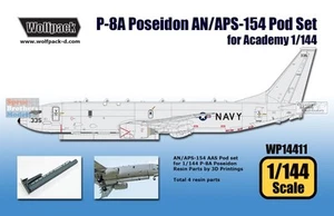 WPD14411 1:144 Wolfpack P-8A Poseidon AN/APS-154 AAS Pod Set (ACA kit) - Picture 1 of 3