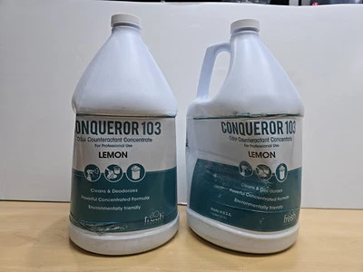 Concentrado de contraactante de olores Lemon Conqueror 103 de 2 gal Fresh Products Profsnl Foto 1 de 4