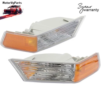 Turn Signal Directional Lamp Parking Light Front Pair Set for 07-17 Patriot Jeep Foto 1 de 4