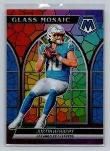 Mosaico de vidrio Panini 2022 #GM-2 Justin Herbert - Imagen 1 de 2