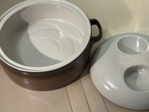Mikasa Potters Art Ben Seibel 4Qt Buckskin Brown Vintage Covered Casserole - Picture 1 of 10