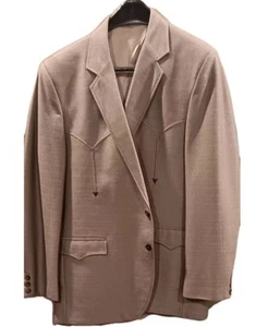Circle S Wear 46R Light Brown Very Nice Condition Great Looking Jacket USA - Picture 1 of 3