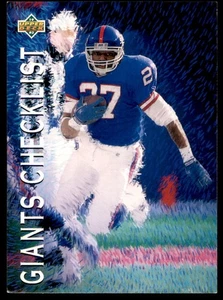 1993 Upper Deck - Team Checklist Rodney Hampton #78 - Picture 1 of 2