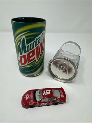 VINTAGE '04 #19 Jeremy Mayfield Mountain Dew in Can 1/64 NASCAR Diecast - Image 1 of 3