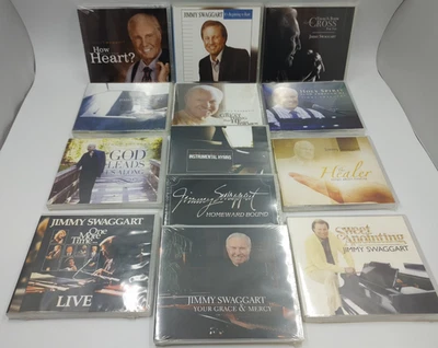 13 JIMMY SWAGGART Sealed CD Lot Piano Worship Gospel Christian Music Songs +More - Image 1 of 4
