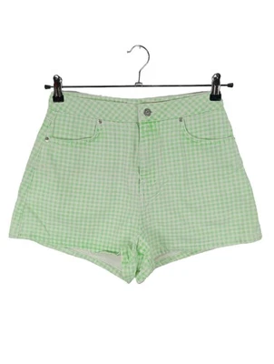 ASOS DENIM Pantalón corto de talle alto Mujeres Piratas Talla EU 38 verde-blanco - Imagen 1 de 4