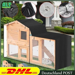 Hasenkäfig Abdeckhaube Schwerlast Hasenstall Abdeckung Kaninchen Schutzhülle - Bild 1 von 12