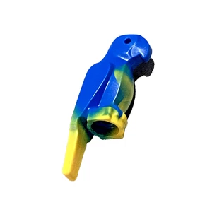 Brand NEW Genuine Bird, Parrot with Large Beak with Marbled Blue Pattern - Picture 1 of 3