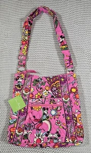 Vera Bradley x Disney Parks Just Mousing Around Hipster Bag Pink Mickey & Minnie - Picture 1 of 11