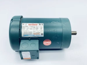 LEESON 121066.00 WattSaver Inverter Motor 1.5hp 145T-Fr 7/8"-Shaft TEFC 50/60hz - Picture 1 of 9