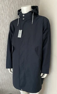 PARKA LONDON DARK NAVY JAYDEN RAIN COAT PARKA SIZE L-XL RETAIL BNWT - Picture 1 of 21