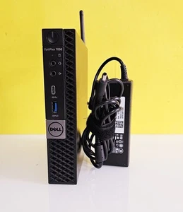 Dell OptiPlex 7050 Tiny Intel Core i5 7500T 2.7Ghz 8GB 256GB SSD Win10 Wifi - Picture 1 of 6