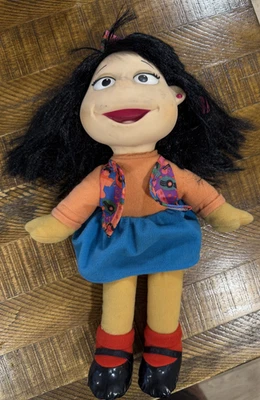 Кукла The Puzzle Place Julie Woo 1994 винтажная Fisher Price 14 дюймов плюшевое виниловое лицо - Изображение 1 из 4