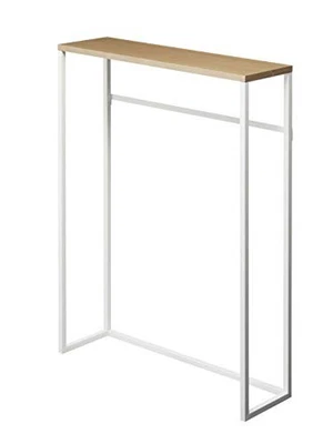 Console table white 5164 W60XD18.5XH80.5cm tower Easy to place slim - Image 1 of 4
